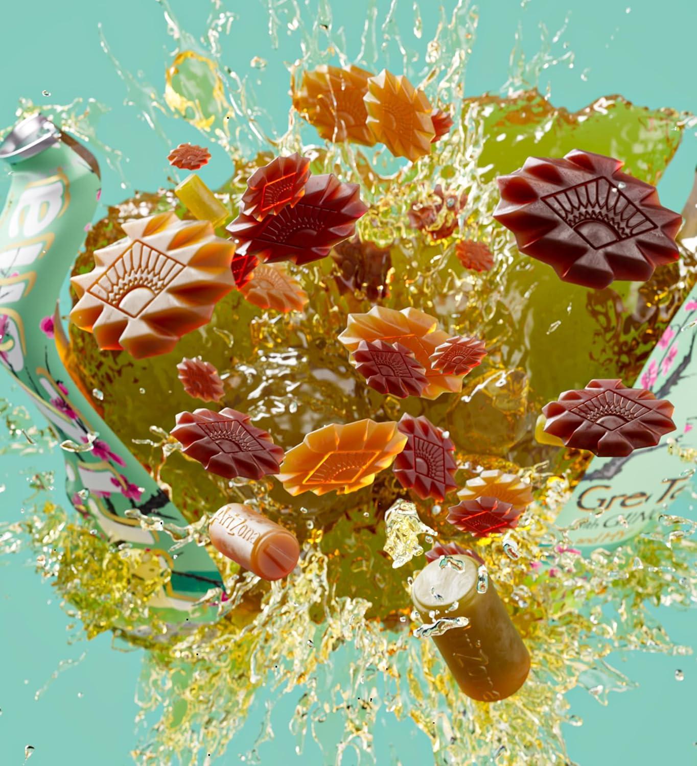 image:imageAriZona Iced Tea Fruit Snacks Mixed Fruit 09 oz 10 count BoxGreen Tea