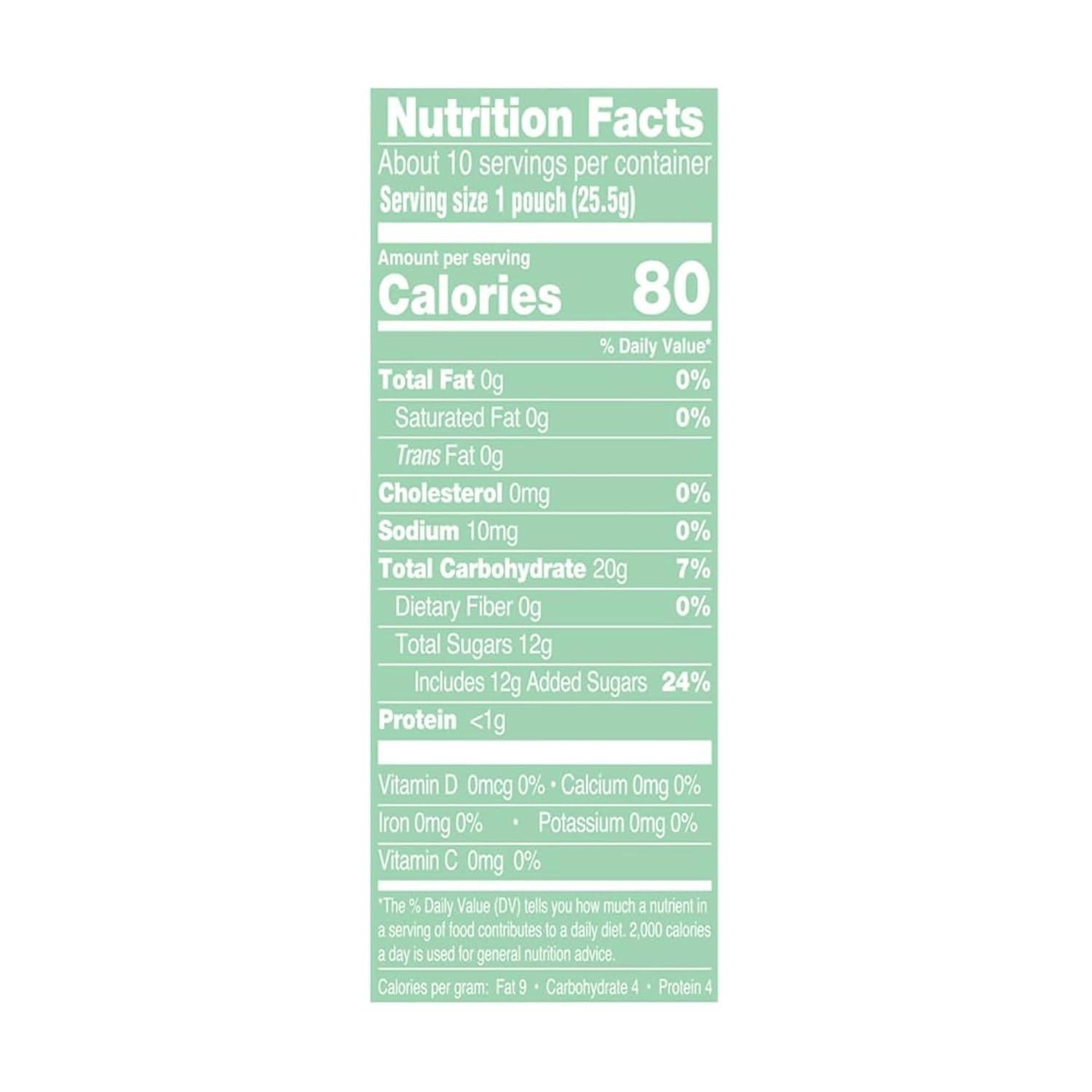 image:imageAriZona Iced Tea Fruit Snacks Mixed Fruit 09 oz 10 count BoxGreen Tea