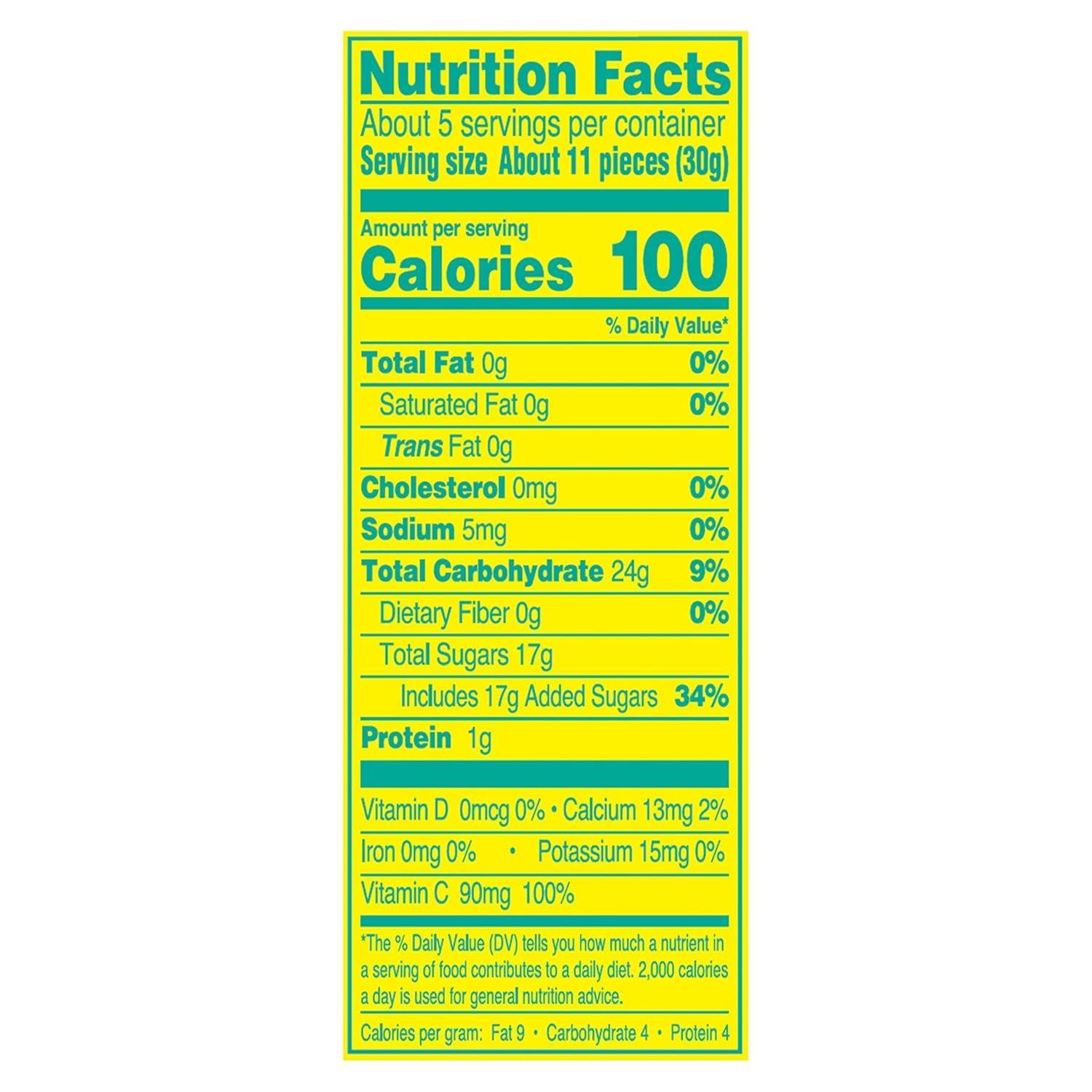 image:imageAriZona Sour Lemonade Fruit Snacks NEW 5 Ounce Bags Pack of 12 Gluten Free Gummy Chews
