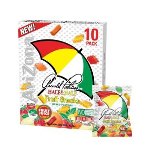 AriZona Iced Tea Fruit Snacks, Mixed Fruit – 0.9 oz, 10 count Box(Arnold Palmer)