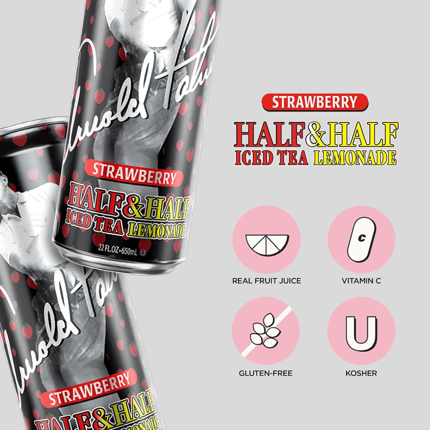 image:imageAriZona Arnold Palmer Half and Half Big Can 22 Fl Oz Pack of 12Arnold Palmer Strawberry