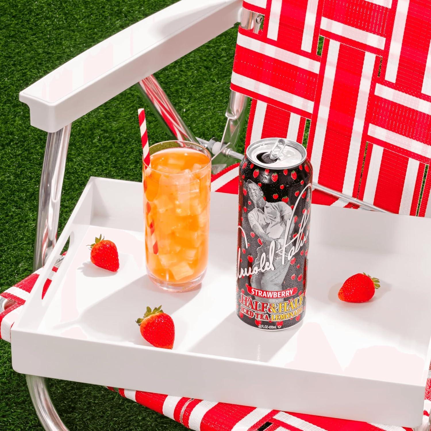 image:imageAriZona Arnold Palmer Half and Half Big Can 22 Fl Oz Pack of 12Arnold Palmer Strawberry