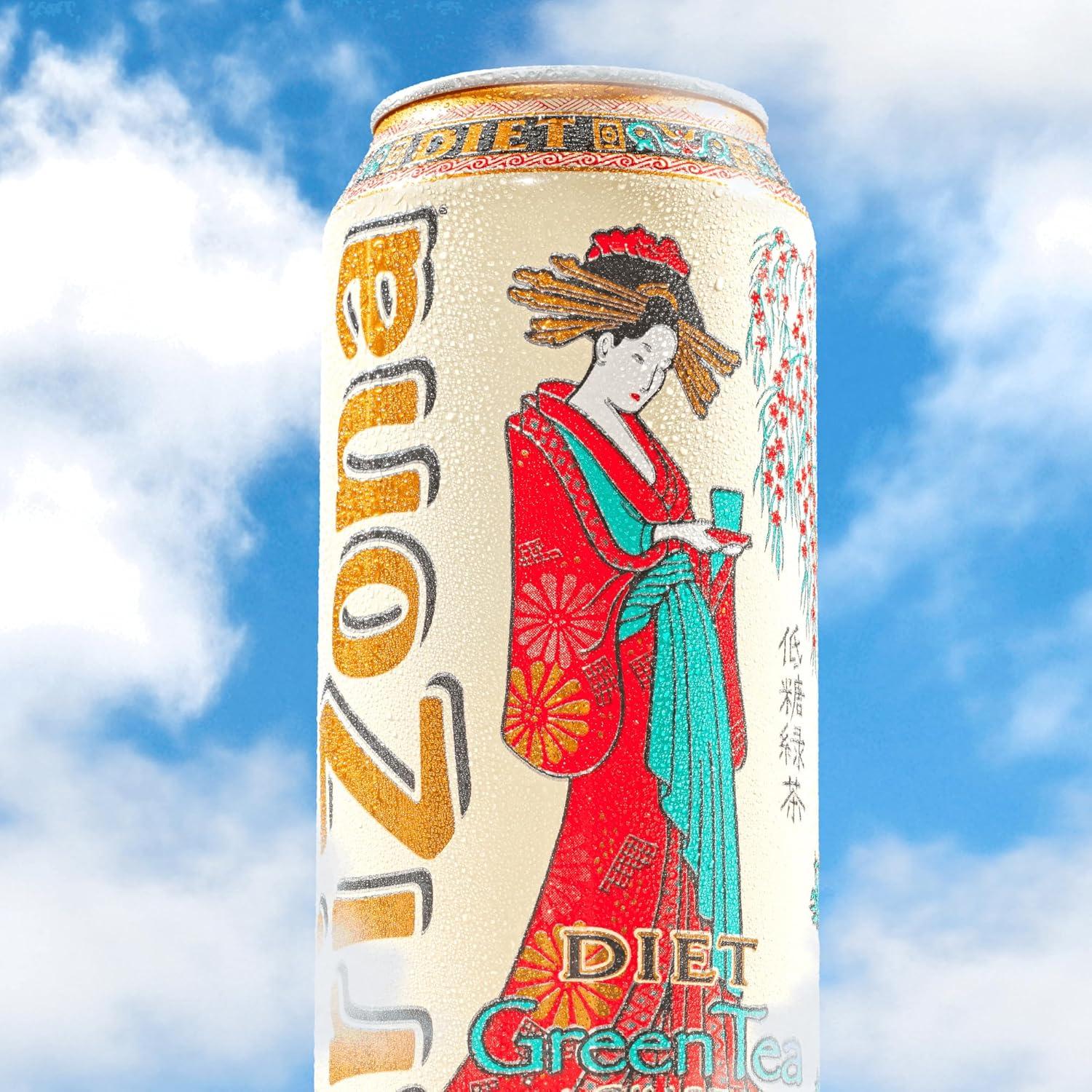 image:imageAriZona Arnold Palmer Half and Half Big Can 22 Fl Oz Pack of 12Diet Green Tea