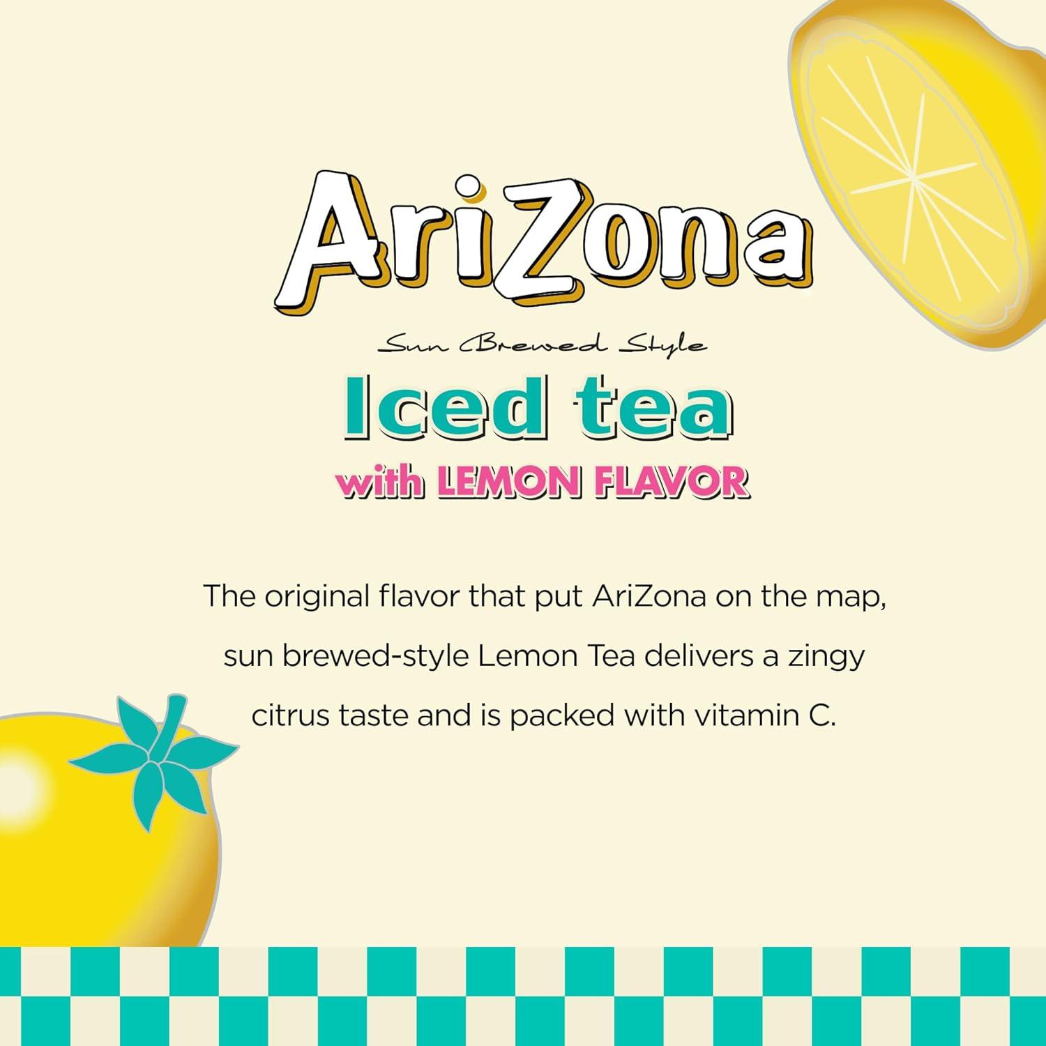 image:imageAriZona Arnold Palmer Half and Half Big Can 22 Fl Oz Pack of 12Lemon Tea