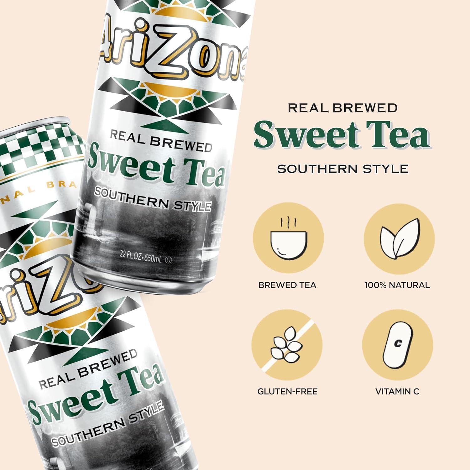 image:imageAriZona Arnold Palmer Half and Half Big Can 22 Fl Oz Pack of 12Sweet Tea