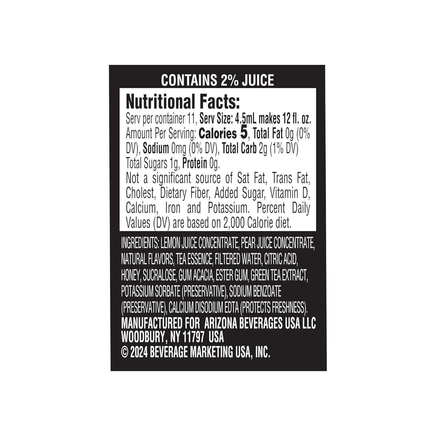 image:imageAriZona Arnold Palmer Half and Half OntheGo Water Enhancer 162 fl oz Bottle Pack of 12Arnold Palmer