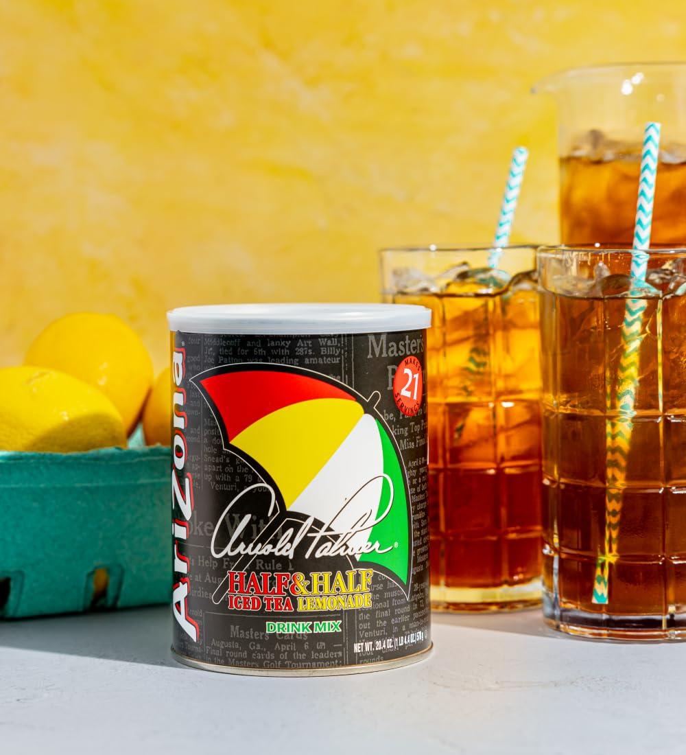 image:imageAriZona Arnold Palmer Half and Half Sugar Sweetened Powdered Drink Mix 204oz Canister Makes 8 Quarts Pack of 1Arnold Palmer