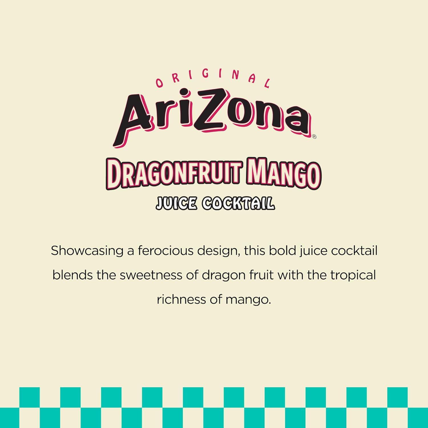 image:imageAriZona Watermelon Fruit Juice Cocktail Big Can 22 Fl Oz Pack of 12Dragon Fruit Mango