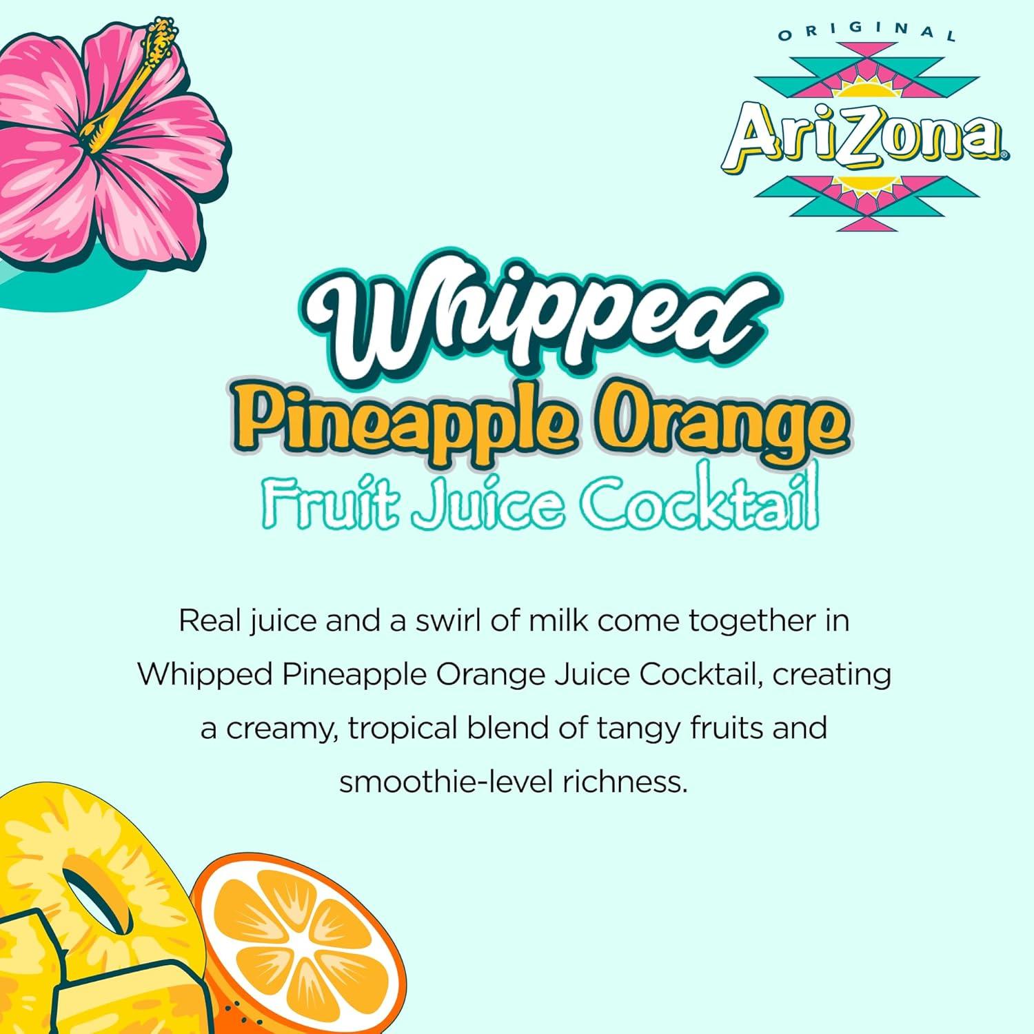 image:imageAriZona Watermelon Fruit Juice Cocktail Big Can 22 Fl Oz Pack of 12Whipped Pineapple Orange