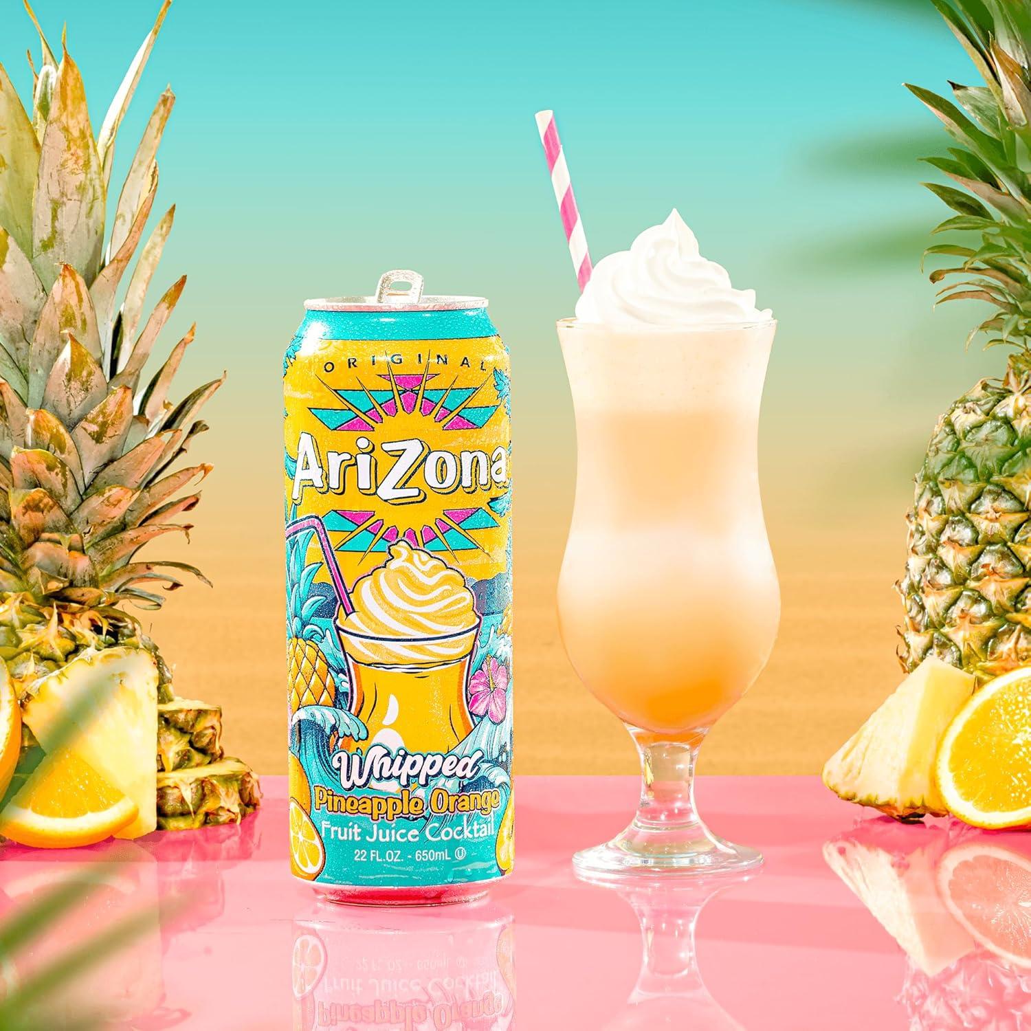 image:imageAriZona Watermelon Fruit Juice Cocktail Big Can 22 Fl Oz Pack of 12Whipped Pineapple Orange