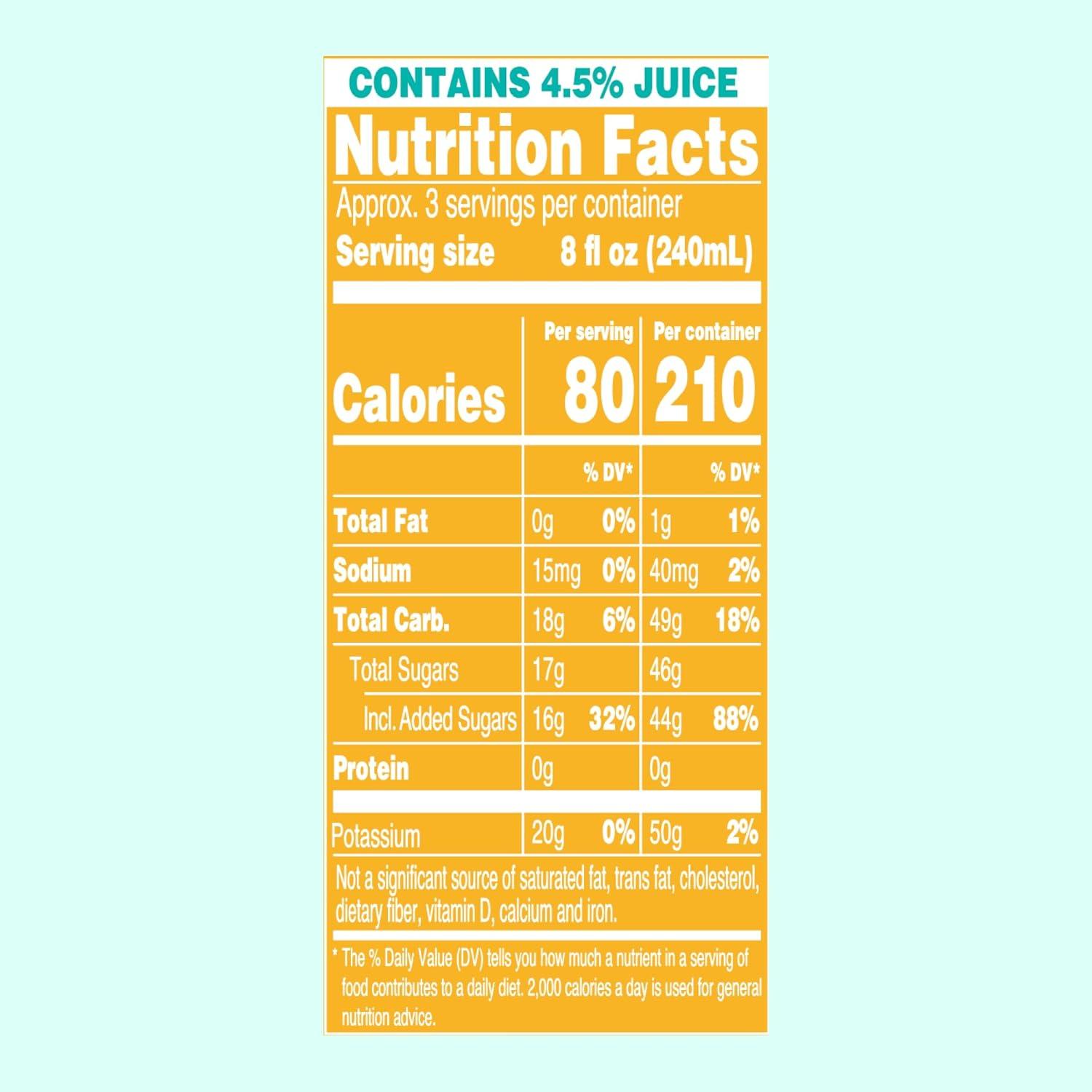 image:imageAriZona Watermelon Fruit Juice Cocktail Big Can 22 Fl Oz Pack of 12Whipped Pineapple Orange