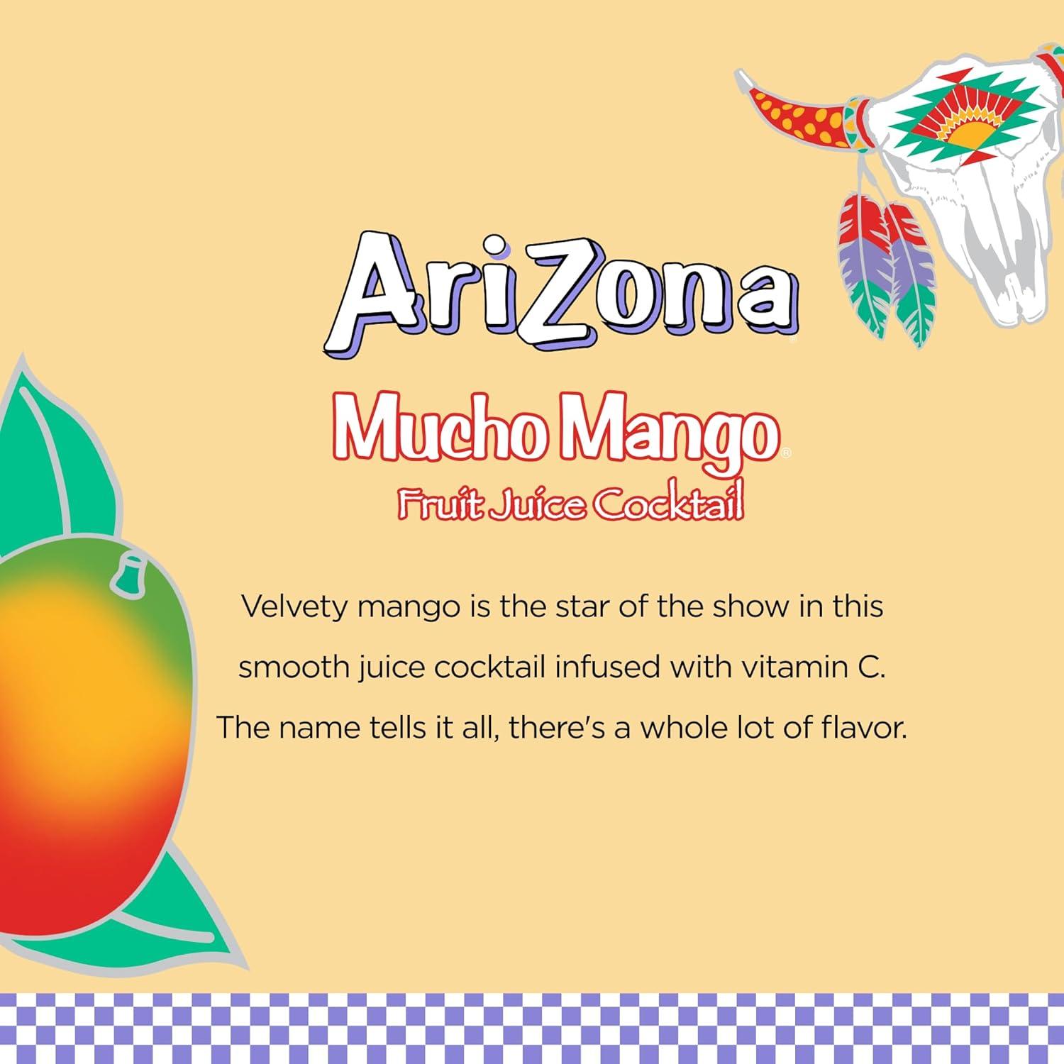 image:imageArizona Green Tea with Ginseng and Honey Tetra Box 675 Fl Oz Pack of 32Mucho Mango