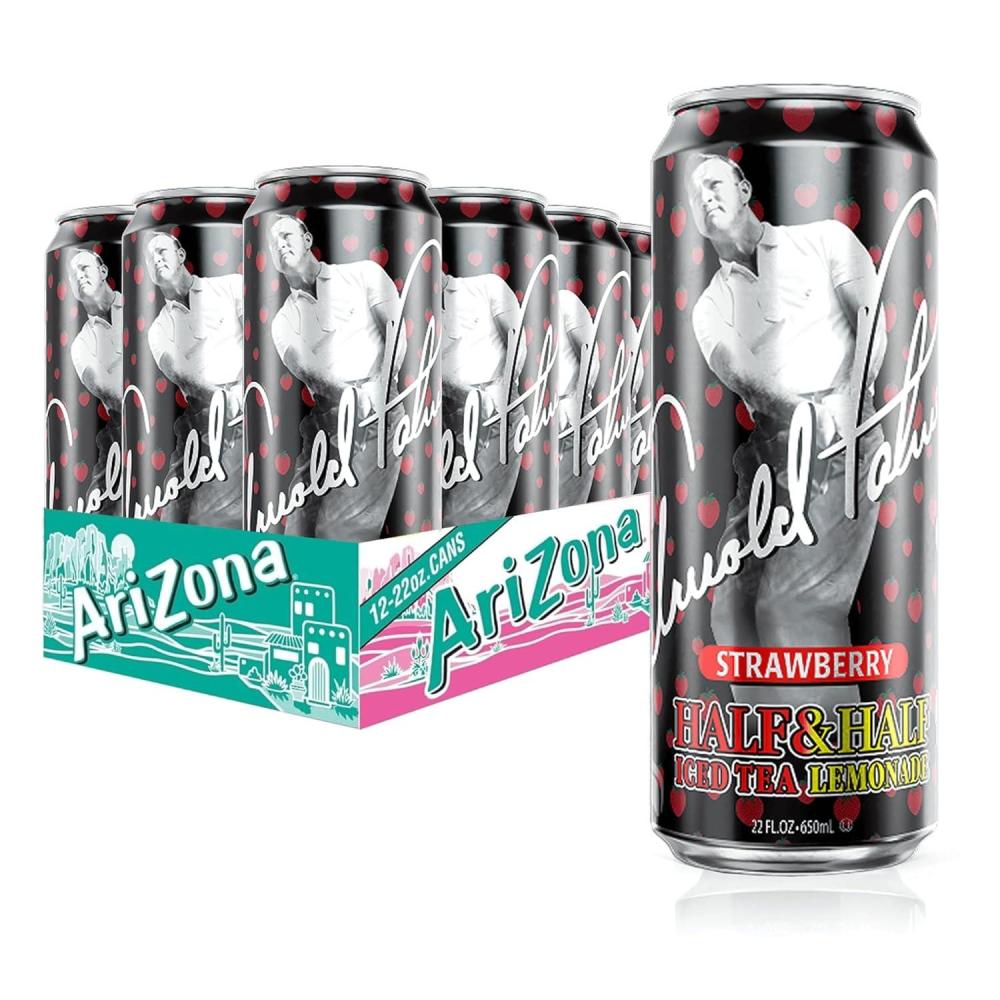 image:imageAriZona Arnold Palmer Half and Half Big Can 22 Fl Oz Pack of 12Arnold Palmer Strawberry