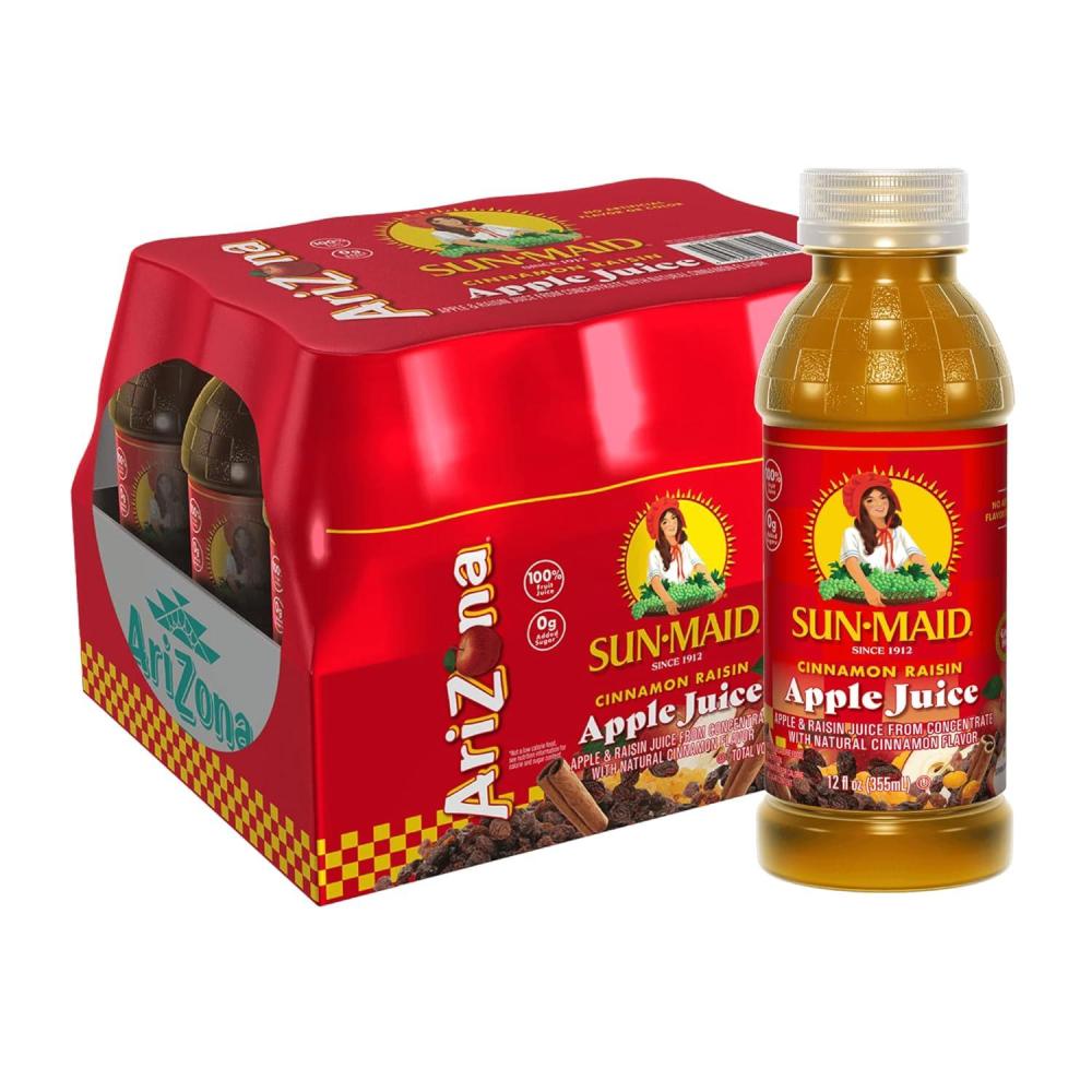 image:imageAriZona Watermelon  Fruit Juice Cocktail  16 Fl Oz Pack of 12Cinnamon Raisin Apple Juice