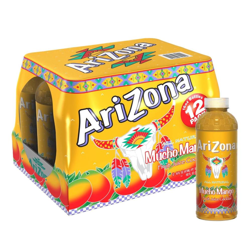 image:imageAriZona Watermelon  Fruit Juice Cocktail  16 Fl Oz Pack of 12Mucho Mango