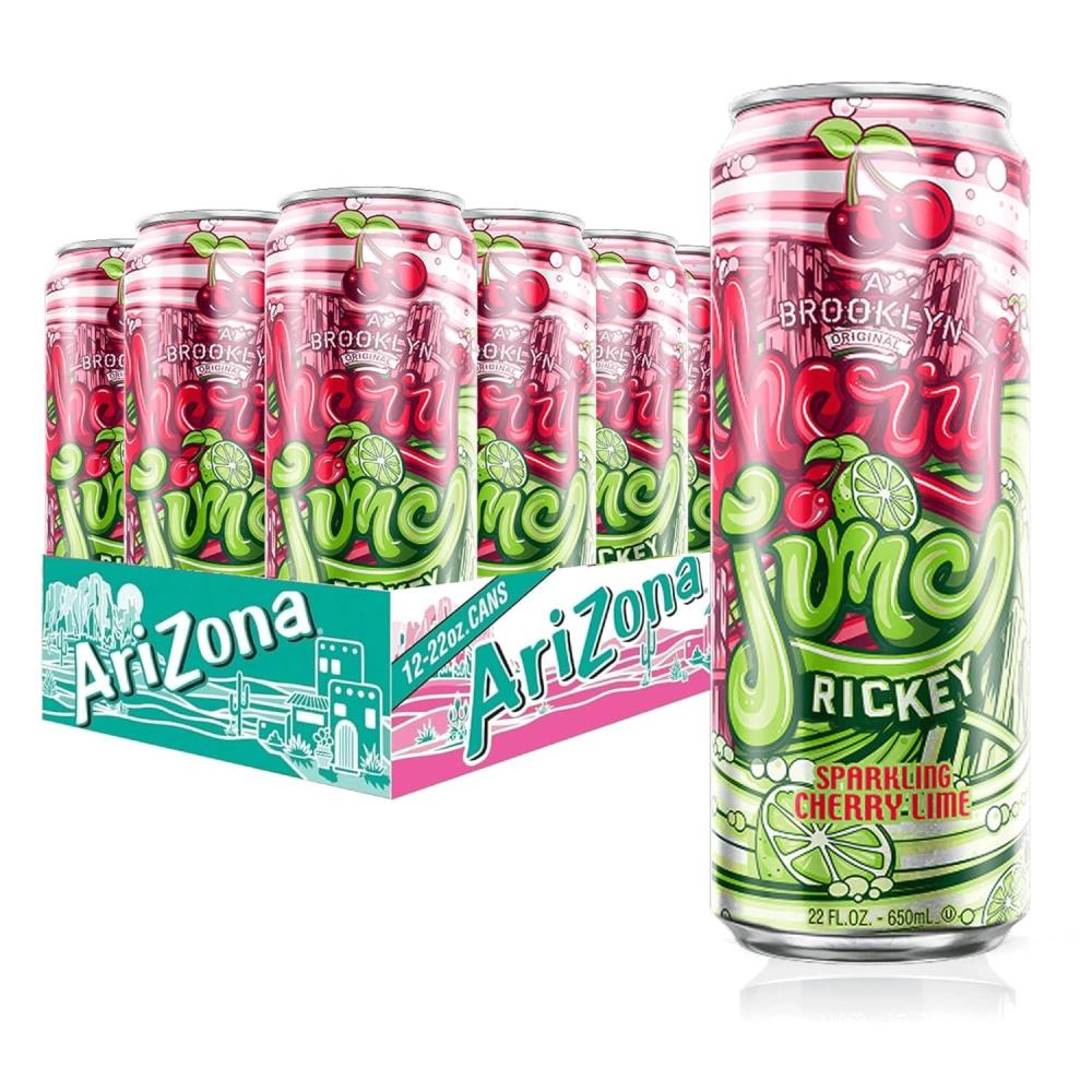 image:imageAriZona Watermelon Fruit Juice Cocktail Big Can 22 Fl Oz Pack of 12Cherry Lime Rickey