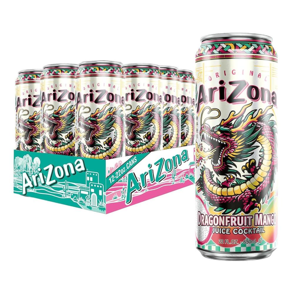 image:imageAriZona Watermelon Fruit Juice Cocktail Big Can 22 Fl Oz Pack of 12Dragon Fruit Mango