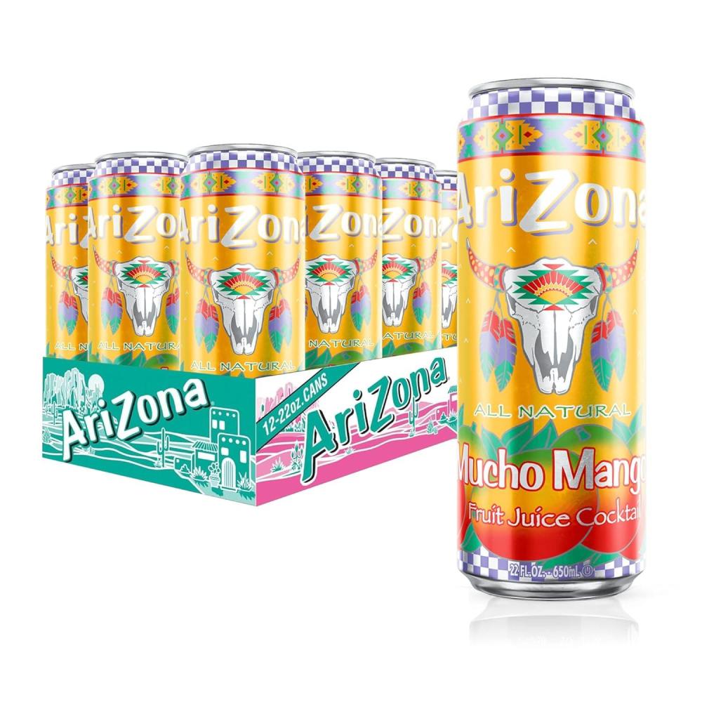 image:imageAriZona Watermelon Fruit Juice Cocktail Big Can 22 Fl Oz Pack of 12Mucho Mango