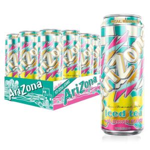 AriZona Arnold Palmer Half and Half – Big Can, 22 Fl Oz (Pack of 12)(Lemon Tea)