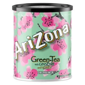 AriZona Arnold Palmer Half and Half – Sugar Sweetened Powdered Drink Mix – 20.4oz Canister, Makes 8 Quarts (Pack of 1)(Green Tea)