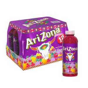 AriZona Watermelon – Fruit Juice Cocktail – 16 Fl Oz (Pack of 12)(Fruit Punch)