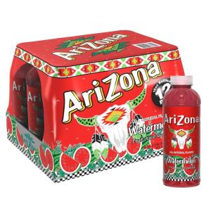 AriZona Watermelon – Fruit Juice Cocktail – 16 Fl Oz (Pack of 12)(Watermelon)