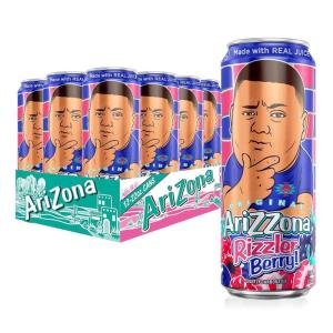 AriZona Watermelon, Fruit Juice Cocktail – Big Can, 22 Fl Oz (Pack of 12)(Rizzler Berry)