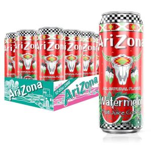 AriZona Watermelon, Fruit Juice Cocktail – Big Can, 22 Fl Oz (Pack of 12)(Watermelon)
