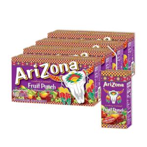 Arizona Green Tea with Ginseng and Honey, Tetra Box, 6.75 Fl Oz, Pack of 32(Fruit Punch)