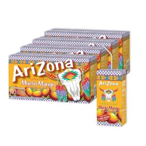 Arizona Green Tea with Ginseng and Honey, Tetra Box, 6.75 Fl Oz, Pack of 32(Mucho Mango)