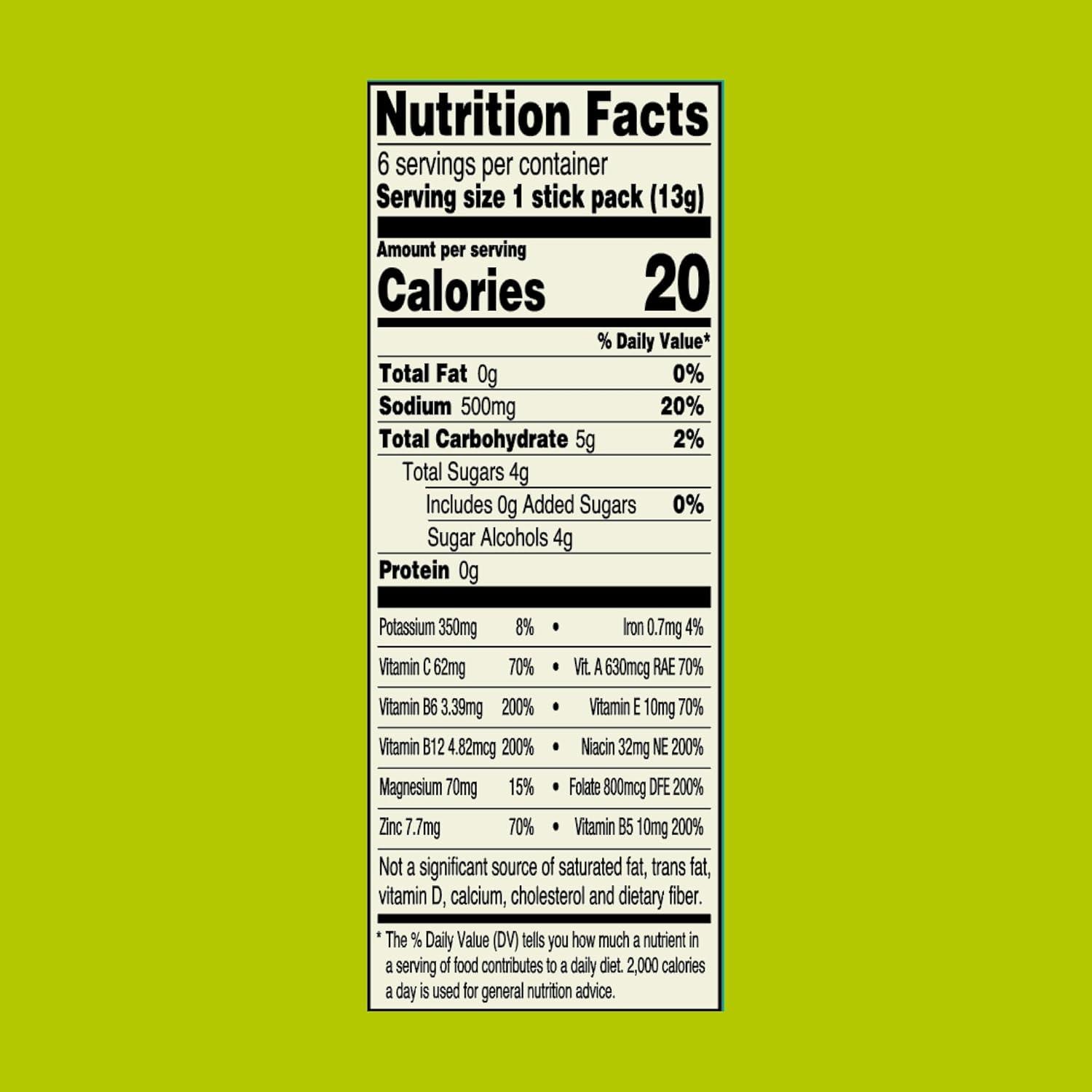 image:imageArizona Rx MD Hydration Watermelon Drink Mix 920mg of Electrolytes 045 oz Powder Sticks Pack of 6Mucho Mango