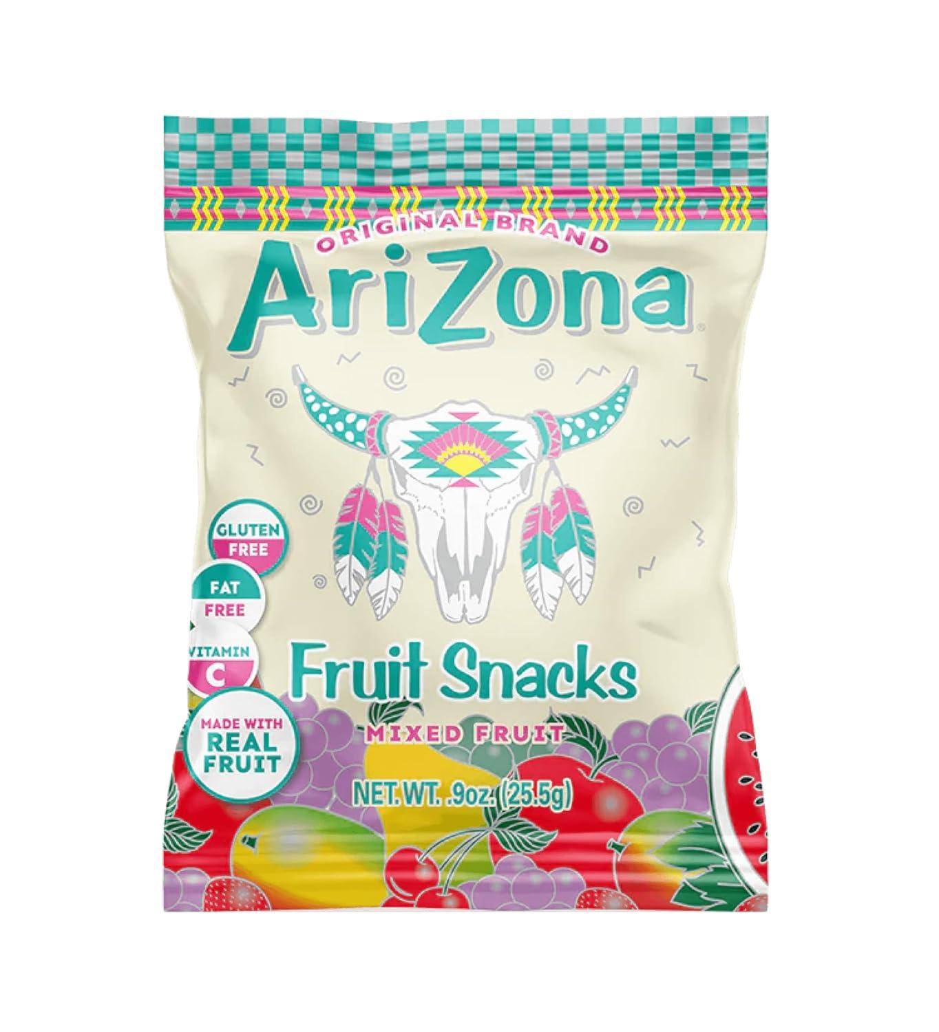image:imageAriZona Fruit Snacks Sour Watermelon 10 Boxes of 10 ct 09oz Bags Total 100 ct Gluten Free Gummy ChewsMixed Fruit