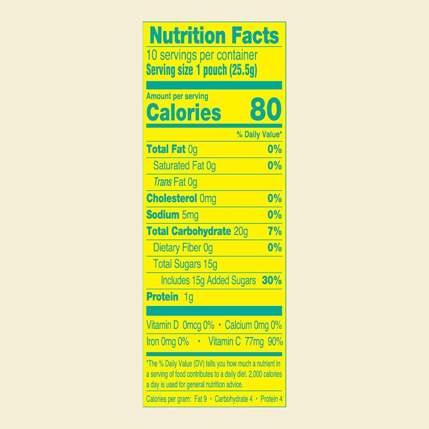 image:imageAriZona Fruit Snacks Sour Watermelon 10 Boxes of 10 ct 09oz Bags Total 100 ct Gluten Free Gummy ChewsSour Lemonade